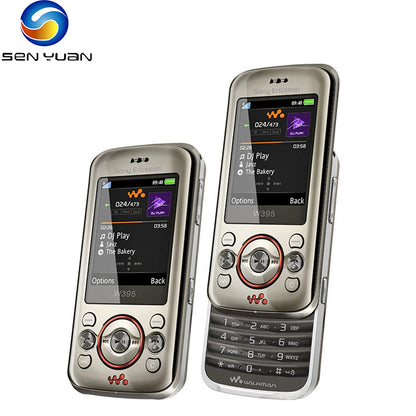 Original Sony Ericsson W395 2G Mobile Phone Unlocked 2.0'' Display 2MP GSM 850/900/1800/1900 FM Radio Bluetooth CellPhone