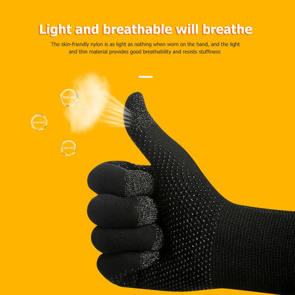 2pcs Hand Cover Game Controller for PUBG Sweat Proof Non-Scratch Sensitive Touch Screen Gaming Finger Thumb Sleeve Gloves