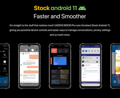In Stock UMIDIGI BISON Pro Global Version Smartphone NFC 128GB IP68/IP69K Helio G80 48MP Camera 6.3"FHD Screen 5000mAh Cellphone