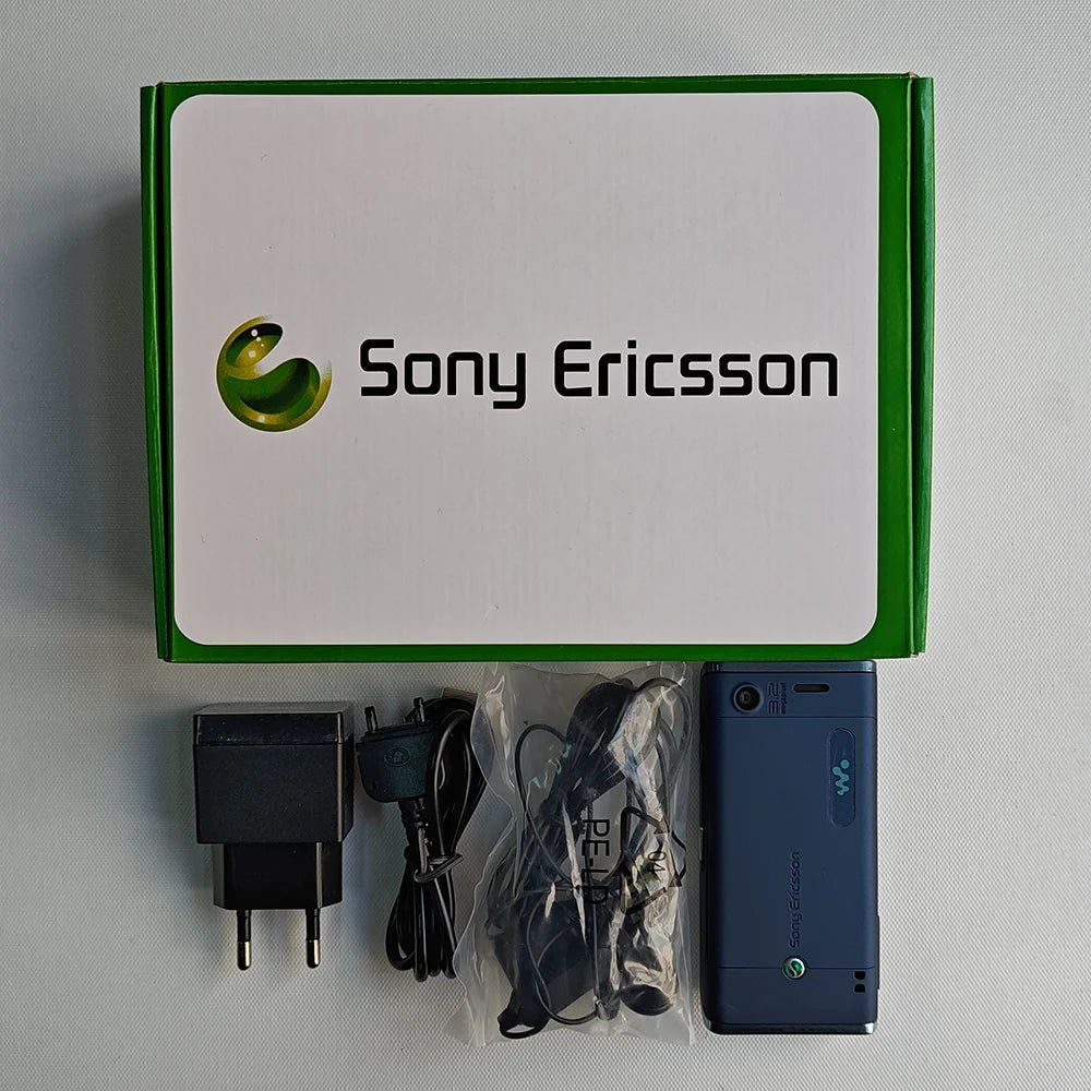 Original Sony Ericsson W595 3G Mobile Phone 2.2'' TFT Screen 3.15MP Camera 320p@15fps Video Bluetooth FM Radio Slider CellPhone