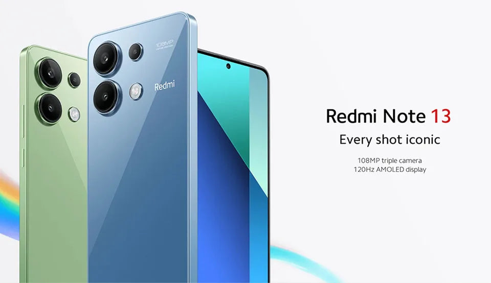 [Global Version] Xiaomi Redmi Note 13 Smartphone 128GB / 256GB 6.67" AMOLED display 108MP Camera Snapdragon 685 5000mAh