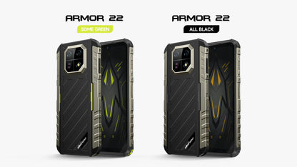 Ulefone Armor 22 Android 13,16GB (8+8GB RAM ),128GB/256GB ROM, 6.58" 120Hz ,6600mAh 33W,NFC,64MP Night Camera, Global Version