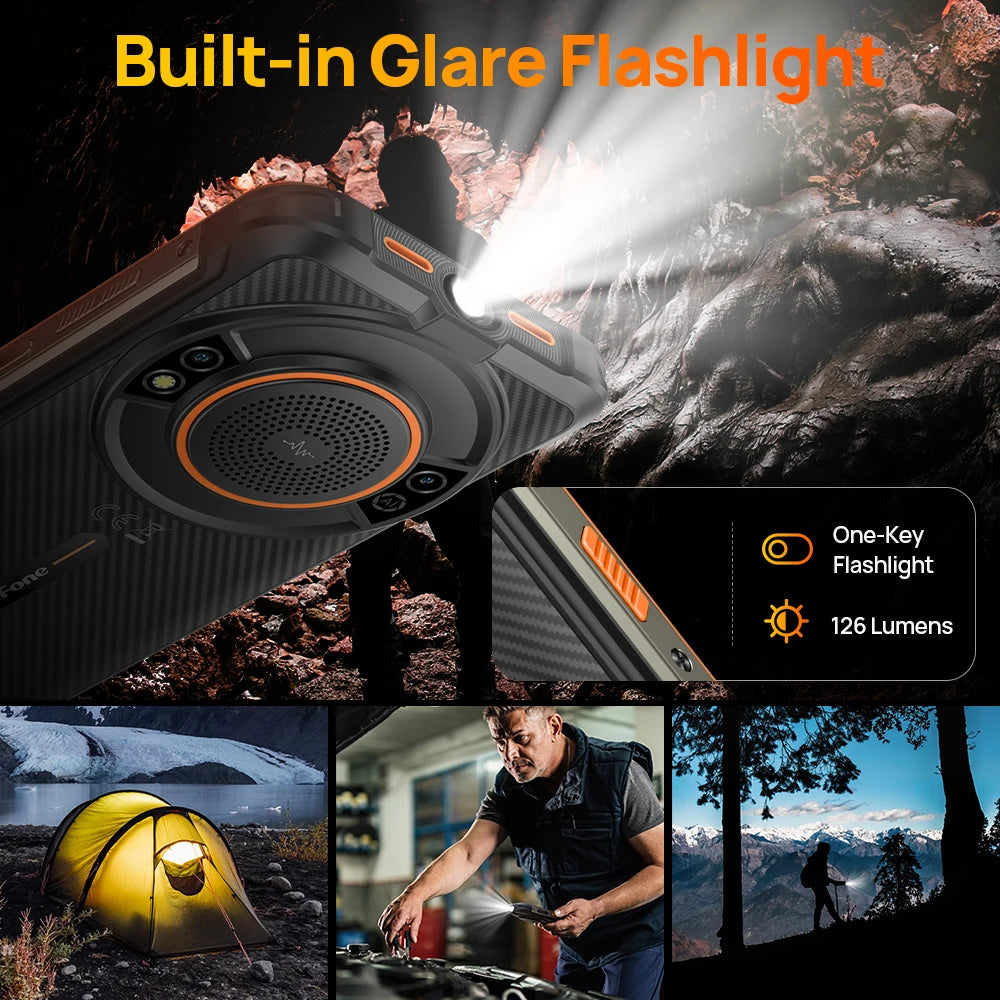 【World Premiere】Ulefone Power Armor 16S Rugged Waterproof Smartphone NFC 16GB+128GB 50MP Camera 9600mAh Android 13 Phone Global