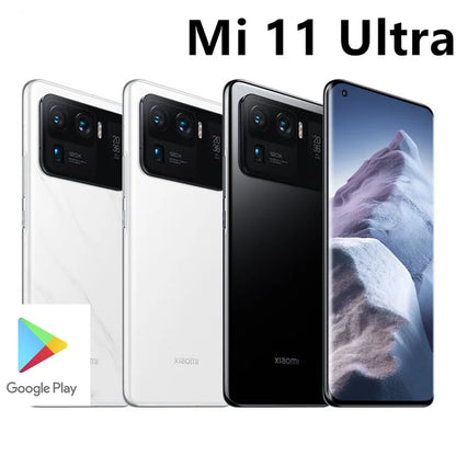 Hot sale Global ROM Xiaomi Mi 11 Ultra Snapdragon 888 6.81 Inch 2K AMOLED Screen 50MP Quad 8K 5G 67W Android Cell Phone