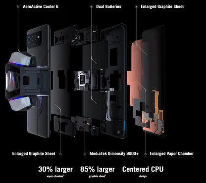 ASUS ROG 6D/6D Ultimate Smartphone MediaTek Dimensity 9000+ 165Hz E-Sports Screen 6000mAh Battery Fast charging ROG Phone