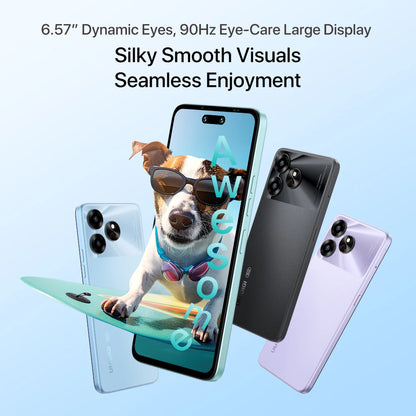 [NEW 5G] UMIDIGI G6 5G Smartphone 5G Android 13 Dimensity 6100+ 6+6GB 128GB 6.57” 90Hz 50MP Ultra-Clear Eye-Care Dual Camera NFC