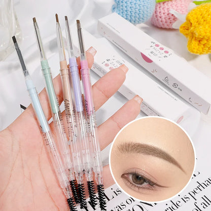 Natural 3 Colors Liquid Dyeing Eyebrow Cream Waterproof Lasting Black Brown Tint Eyebrow Mascara Pigments Women Eyebrow Makeup