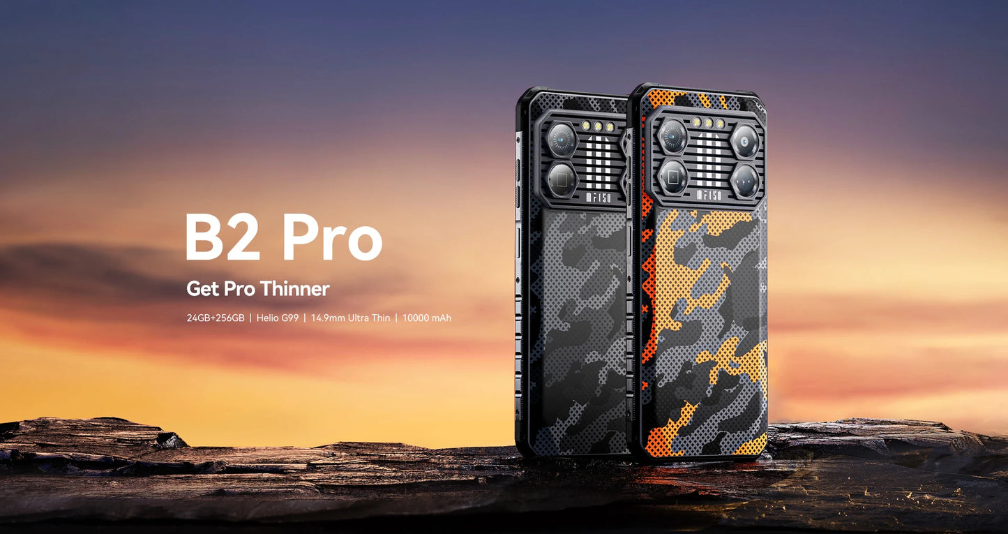 IIIF150 B2 Pro Rugged Mobile Phone 6.8'' Screen 12GB+12GB 256GB 108MP Camera 108MP Camera 10000mAh Battery Ultra-Thin Phone