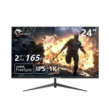 24 Inch Monitor LCD 75HZ Display Curved Screen Computer  PC 1K HD Gaming  VGA HDMI Interface