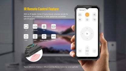 Ulefone Armor 21 16GB RAM 256GB ROM ，Android 13  Helio G99 6nm, 64MP Camera,24MP Night Vision Camera ,9600mAh.6.58"120Hz.NFC