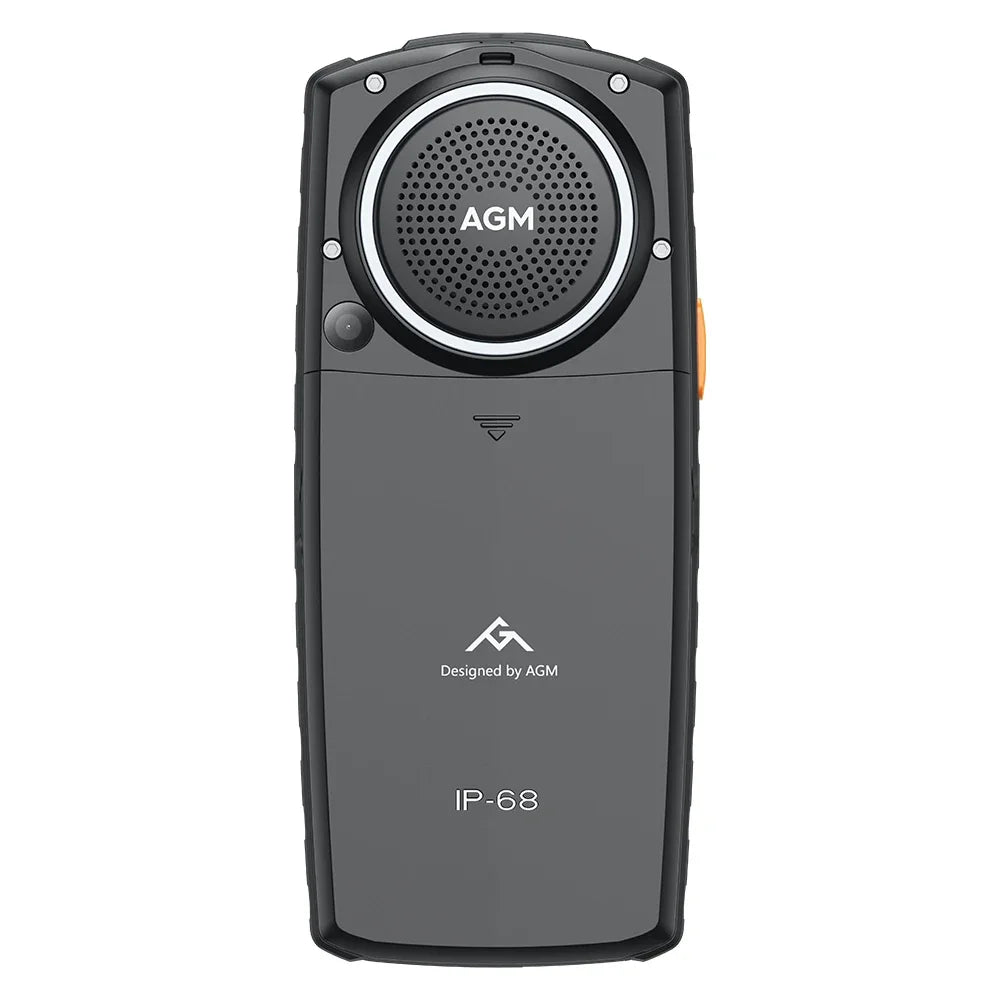 AGM M6 Rugged Phone - Loud 103dB Speaker, 2.4" Screen, 4G Dual SIM, 2500mAh Battery, BT5.1, FM Radio, IP68/IP69K-Senior-Friendly