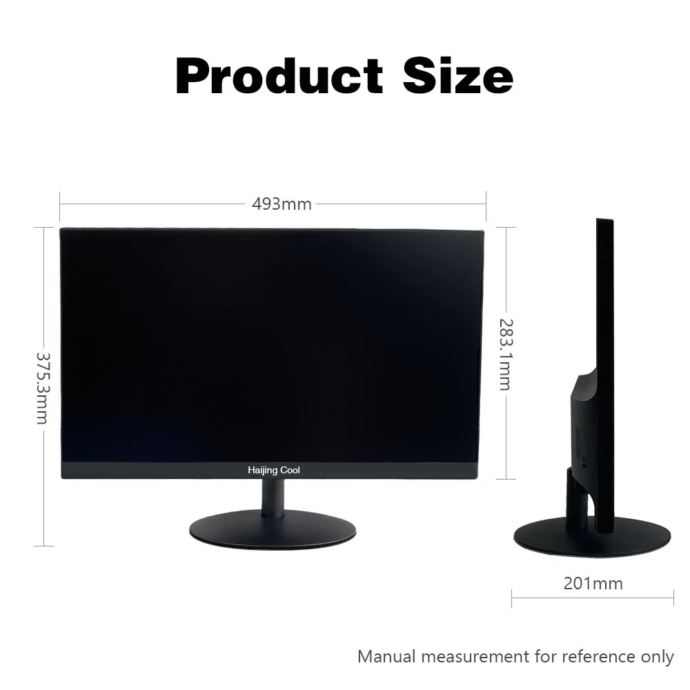 22 Inch 24 Inch Monitor 75Hz LED Display PC IPS HD office Desktop Computer Screen Flat Panel 22" 1920*1080 VGA/HDMI-compatible