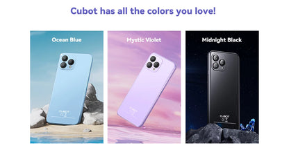 Cubot 2023 New Global Version Smartphone P80, Android 13 Phone, 8GB RAM, 256GB/512GB ROM, NFC, 6.583" Large Screen, 48MP Camera