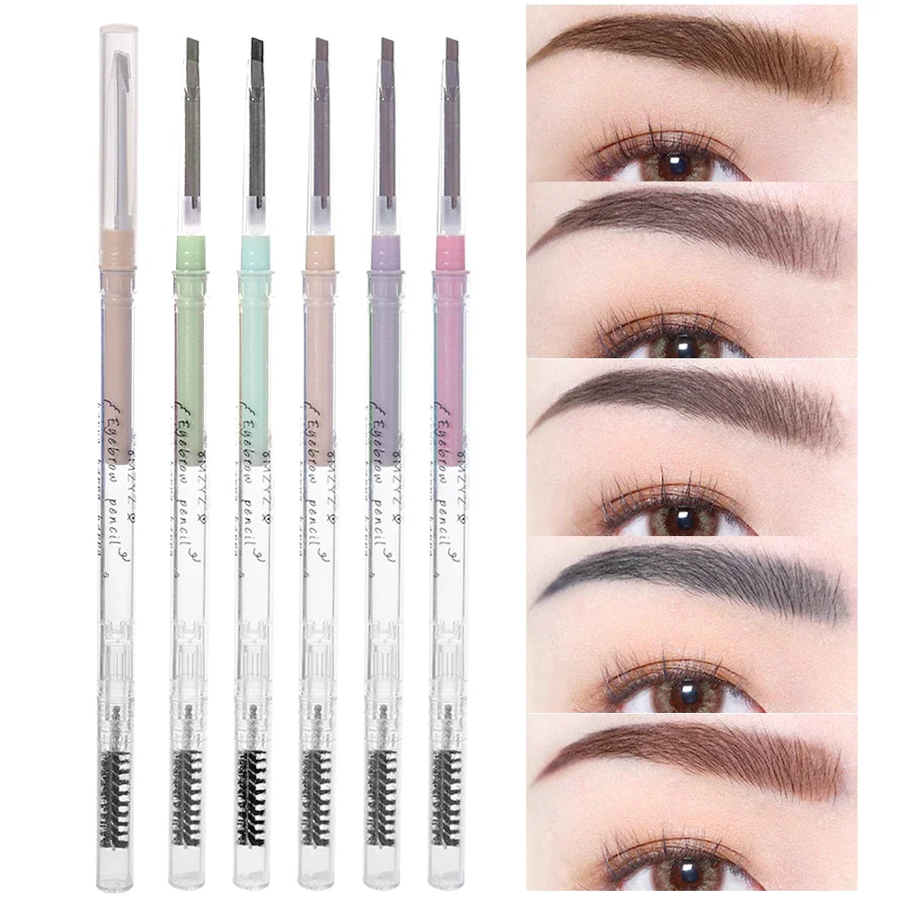 Natural 3 Colors Liquid Dyeing Eyebrow Cream Waterproof Lasting Black Brown Tint Eyebrow Mascara Pigments Women Eyebrow Makeup