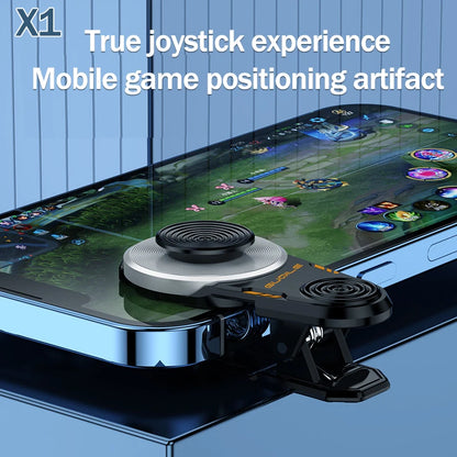 X1 Universal Mobile Phone 360 Degrees External Joystick for Game Walking Moving for FPS Android IOS PUBG ABS Gaming Accessories