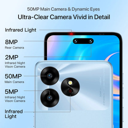 [NEW 5G] UMIDIGI G6 5G Smartphone 5G Android 13 Dimensity 6100+ 6+6GB 128GB 6.57” 90Hz 50MP Ultra-Clear Eye-Care Dual Camera NFC