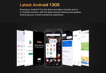 Cubot KingKong 9, Helio G99, 120Hz 6.583-Inch Screen, Rugged Smartphone, 24GB RAM(12+12GB Extended), 256GB ROM, 100MP Camera,NFC