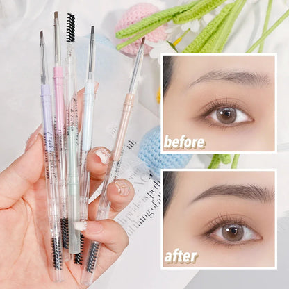 Natural 3 Colors Liquid Dyeing Eyebrow Cream Waterproof Lasting Black Brown Tint Eyebrow Mascara Pigments Women Eyebrow Makeup