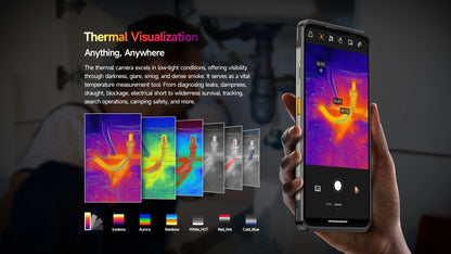 【World Premiere】Ulefone Armor 25T Pro 5G  Thermal Imaging Rugged Phone  Android 14 33W 50MP+64MP NFC Waterproof Smartphone