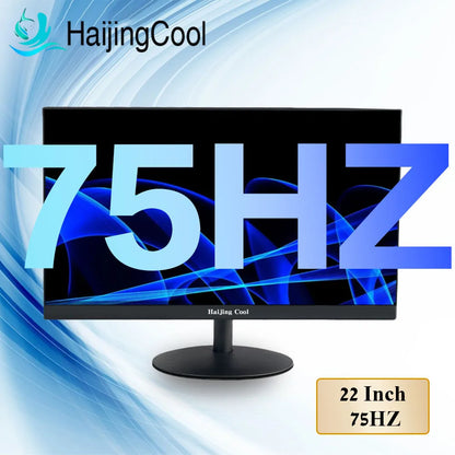 22 Inch 24 Inch Monitor 75Hz LED Display PC IPS HD office Desktop Computer Screen Flat Panel 22" 1920*1080 VGA/HDMI-compatible