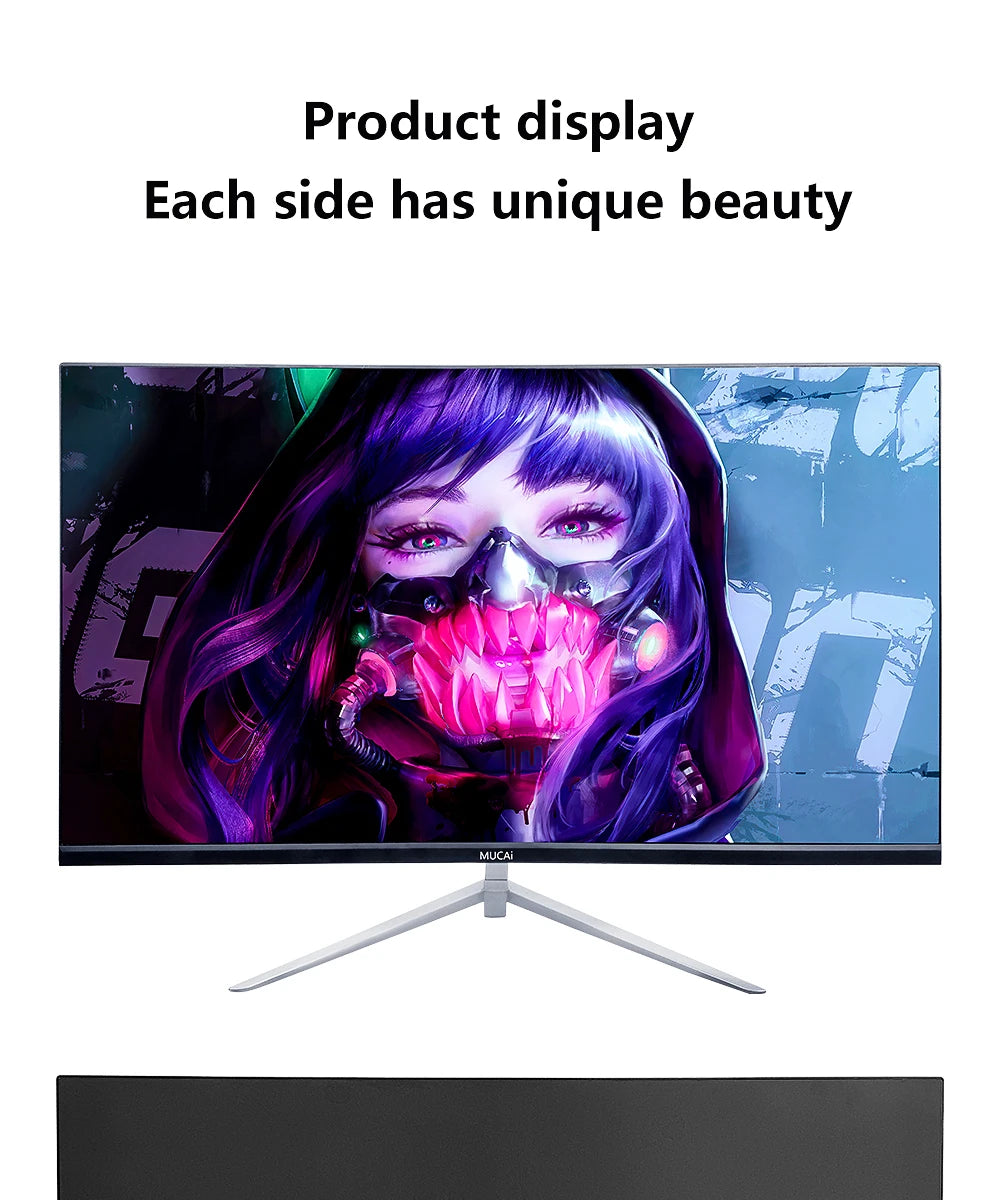 MUCAI 27 Inch Monitor 2K 144Hz IPS Lcd Display QHD 180Hz Desktop Gaming Computer Screen Flat Panel HDMI-compatible/DP 2560*1440