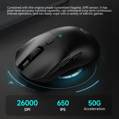 EDIFIER HECATE G3M Pro Gamer Mouse Bluetooth Wireless Mouse 3Mode Low Delay Lightweight 26000DPI PAW3395 Transparent Gaming Mice