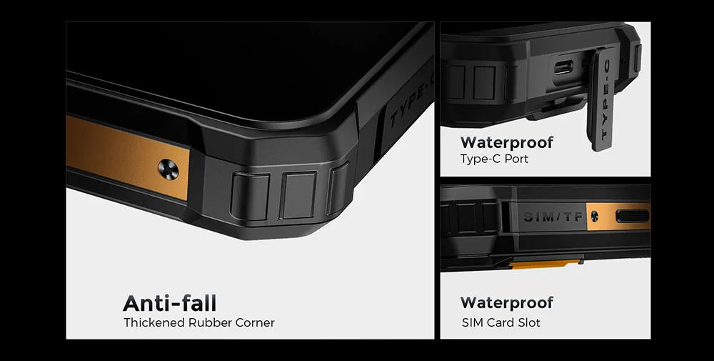 Fossibot F101Pro Rugged Smartphone 15GB+128GB Android 13 IP68 Waterproof Mobile Phone 10600mAh NFC Cell Phone Global Version