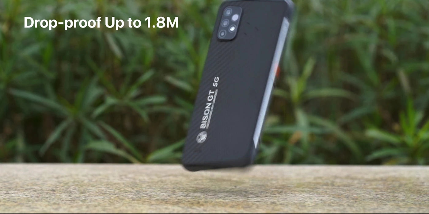 UMIDIGI BISON GT2 5G Rugged Smartphone, Dimensity 900 CPU, IP68& IP69K, 128GB, 6.5"FHD+, NFC, 90Hz, 64MP Camera, 6150mAh Battery