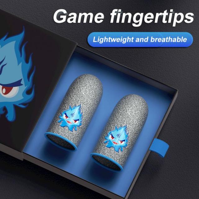 1/10 Pairs Finger Cover Controller For PUBG Mobile Gaming Sweatproof Non-Scratch Sensitive Touch Screen Thumb Sleeve Gloves