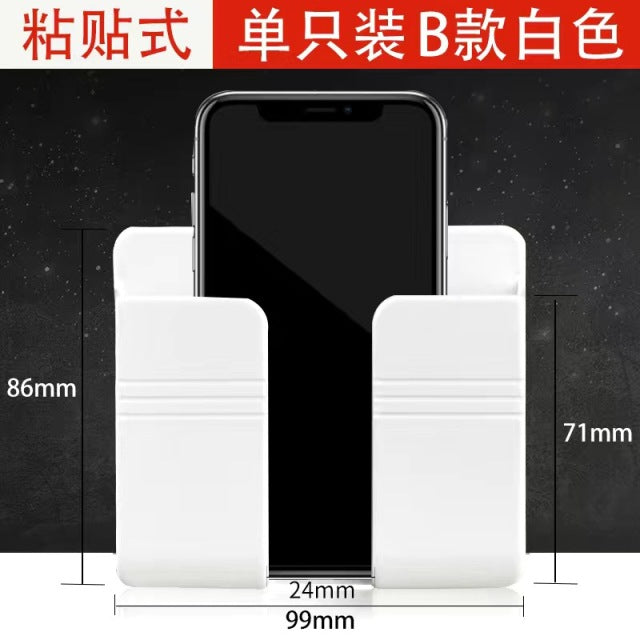 1PCS Wall Charger Hook Mobile Phone Holder For Iphone Xiaomi IOS Universal Cellphone Hanging Stand Bracket Hooks Charging Dock