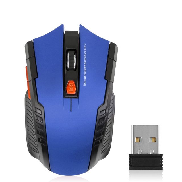 2.4G Wireless Mouse Optical 6 Buttons Mouse Gamer USB Receiver 1600DPI Wireless Mouse Gaming Mouse For Laptop Computer