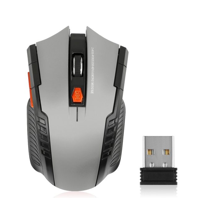 2.4G Wireless Mouse Optical 6 Buttons Mouse Gamer USB Receiver 1600DPI Wireless Mouse Gaming Mouse For Laptop Computer