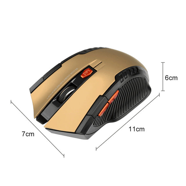 2021 New Arrival Fashion Wireless  2.4GHz Mice with USB Receiver Gamer 1600DPI Mouse for Computer PC Laptop