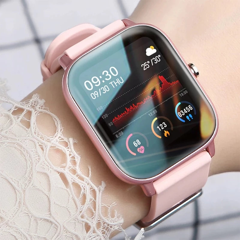 2022 New Bluetooth Call Smart Watch Women Full Touch Bracelet Fitness Tracker Blood Pressure Smart Clock Men Smartwatch Ladies