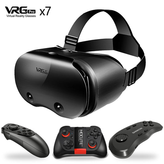 2022 New Original VRGPRO X7 3D VR Standard Edition Game Virtual Reality Light Glasses Helmets Optional Controller