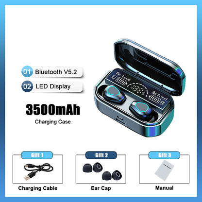 2022 New TWS Wireless Earphones 3500mAh Charging Box Stereo 5.2 Bluetooth Headphones In-Ear Earbuds Handsfree Headset For Xiaomi