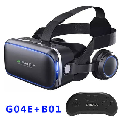 2022 Original VR Shinecon 6.0 VR Virtual Reality Smart 3D Glasses Helmet Smart Glasses Headset with Remote Control Video Game