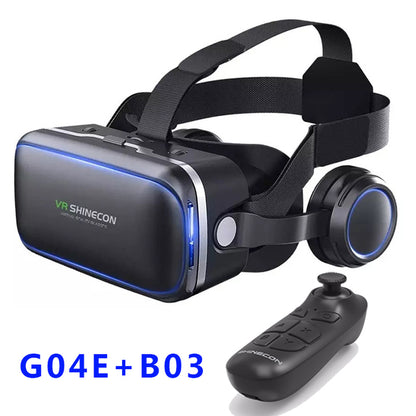 2022 Original VR Shinecon 6.0 VR Virtual Reality Smart 3D Glasses Helmet Smart Glasses Headset with Remote Control Video Game