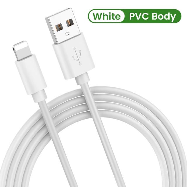 2A Fast Charging USB Cable For iPhone 13 12 11 XS XR X 8 7 6S 5S Cord Quick Charge Mobile Phone Cable Fast Data Charger cable