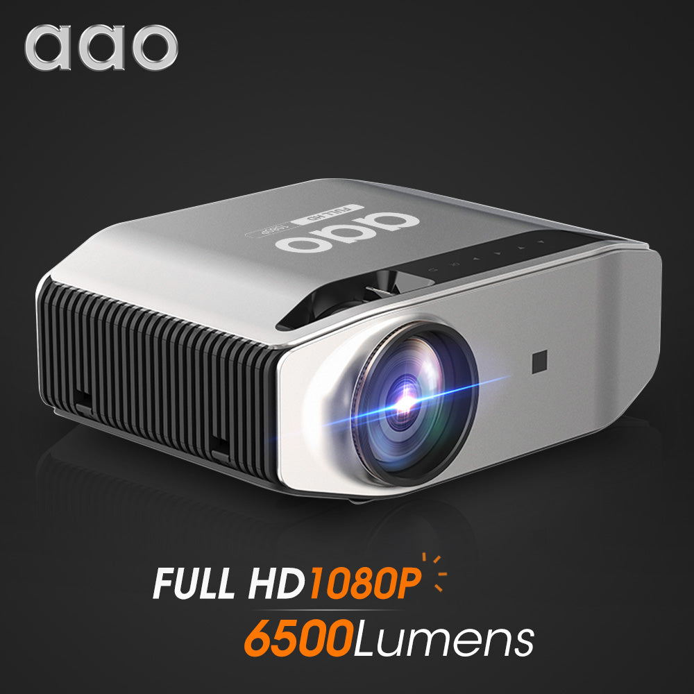 AAO YG620 Full HD Projector Native 1920 x 1080P 3D Proyector YG621 Wireless WiFi Smartphone Multi-Screen Mini HD Home Theater