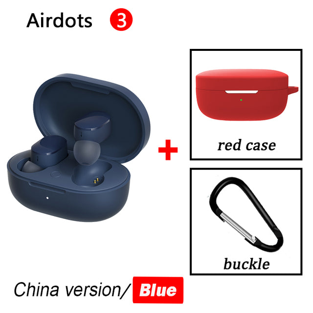 AirDots 3 Mi True Wireless Bluetooth 5.2 Earphone Stereo Auto Link Smart Wear Touch Control Apt-X Adaptive Headset