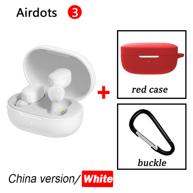 AirDots 3 Mi True Wireless Bluetooth 5.2 Earphone Stereo Auto Link Smart Wear Touch Control Apt-X Adaptive Headset