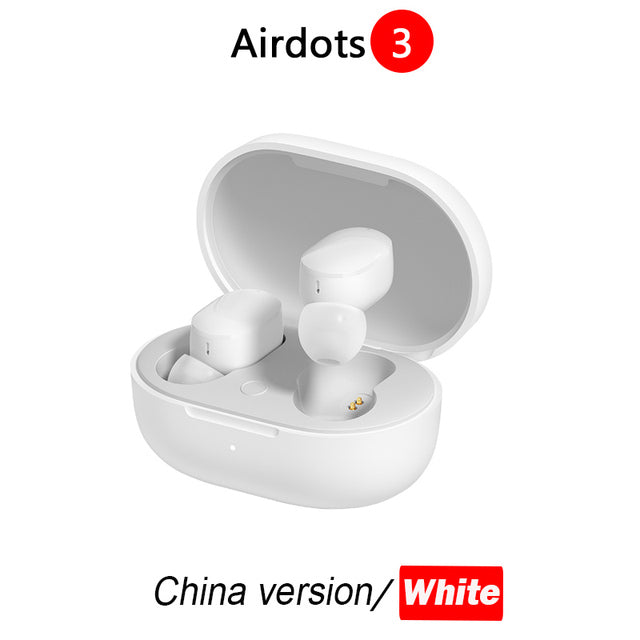 AirDots 3 Mi True Wireless Bluetooth 5.2 Earphone Stereo Auto Link Smart Wear Touch Control Apt-X Adaptive Headset