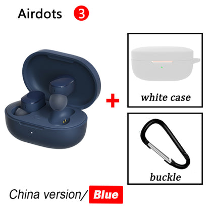 AirDots 3 Mi True Wireless Bluetooth 5.2 Earphone Stereo Auto Link Smart Wear Touch Control Apt-X Adaptive Headset