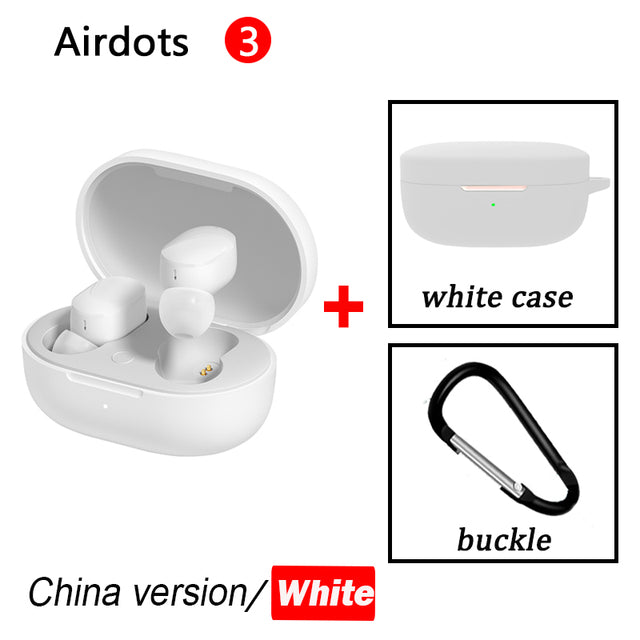 AirDots 3 Mi True Wireless Bluetooth 5.2 Earphone Stereo Auto Link Smart Wear Touch Control Apt-X Adaptive Headset