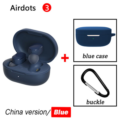 AirDots 3 Mi True Wireless Bluetooth 5.2 Earphone Stereo Auto Link Smart Wear Touch Control Apt-X Adaptive Headset