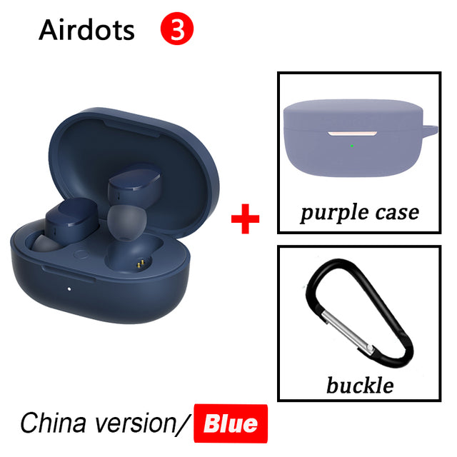 AirDots 3 Mi True Wireless Bluetooth 5.2 Earphone Stereo Auto Link Smart Wear Touch Control Apt-X Adaptive Headset