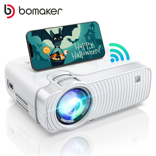 BOMAKER GC357 WIFI Mini Projector native 720p Supported LED Video Beamer For Mobile Phone Mirroring Android optional