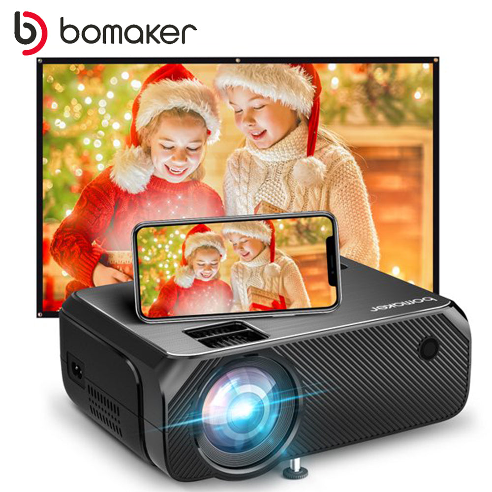 BOMAKER LED Projector Android 10.0 WIFI Full HD Support 1080P 300 inch Big Screen Proyector Home Theater Smart Video Beamer