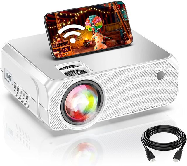 BOMAKER LED Projector Android 10.0 WIFI Full HD Support 1080P 300 inch Big Screen Proyector Home Theater Smart Video Beamer